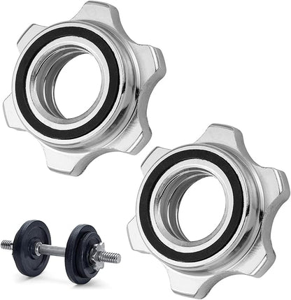 VICASKY 2pcs Barbell Collars Bollinger Barbell Collar Screw 1 For