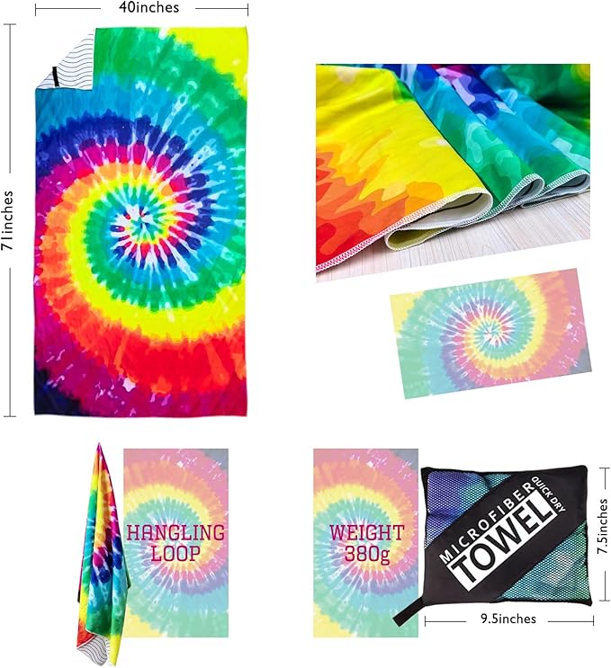 Beach Towel - Microfiber Beach Towels(71" x 40" 1Pcs) -