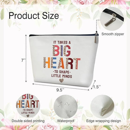 Makeup Bag - Appreciation Gift for Her, Sister, Friend, Woman, Teacher, Mentor - Travel Toiletry Pouch -20