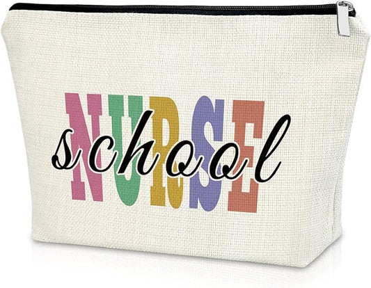 Nursing School Graduation & Appreciation Gifts - Makeup Bag for Her - School Nurse Retirement & Thank You Gift