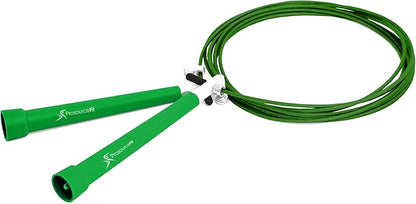 ProsourceFit Speed Jump Rope 10’ Adjustable Length, Super Fast Turning for Cardio, Boxing