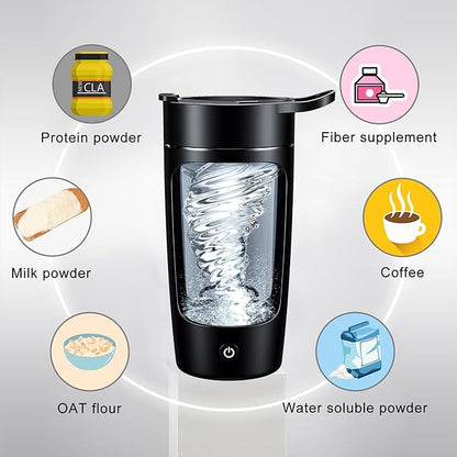 JOTER & LIBEAR Electric Shaker Bottle, Made with Tritan - BPA Free - Portable Mixer Cup/USB Rechargeable Shaker Cups for Protein Shakes and Meal Replacement Shakes, 22 oz