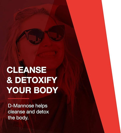 Protocol D-Mannose Powder - 2g per Serving - Bladder Cleanse - Support Healthy Urinary Tract* - for Men & Women - Kosher & Non-GMO - 3 oz