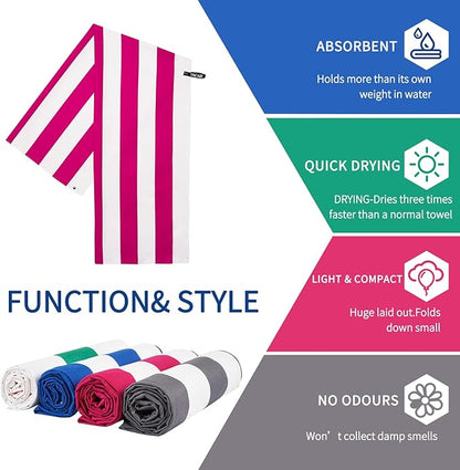 BAGAIL Camping Towel with EVA Case