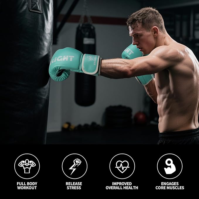 Boxing Gloves for Men Women, Sparring Training Punching MMA Kickboxing Boxing Gloves, Heavy Bag Workout Gloves for Boxing, Kickboxing, Muay Thai, MMA