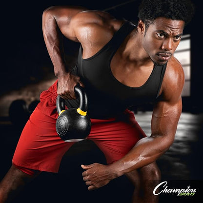 Champion Sports Iron Kettlebell