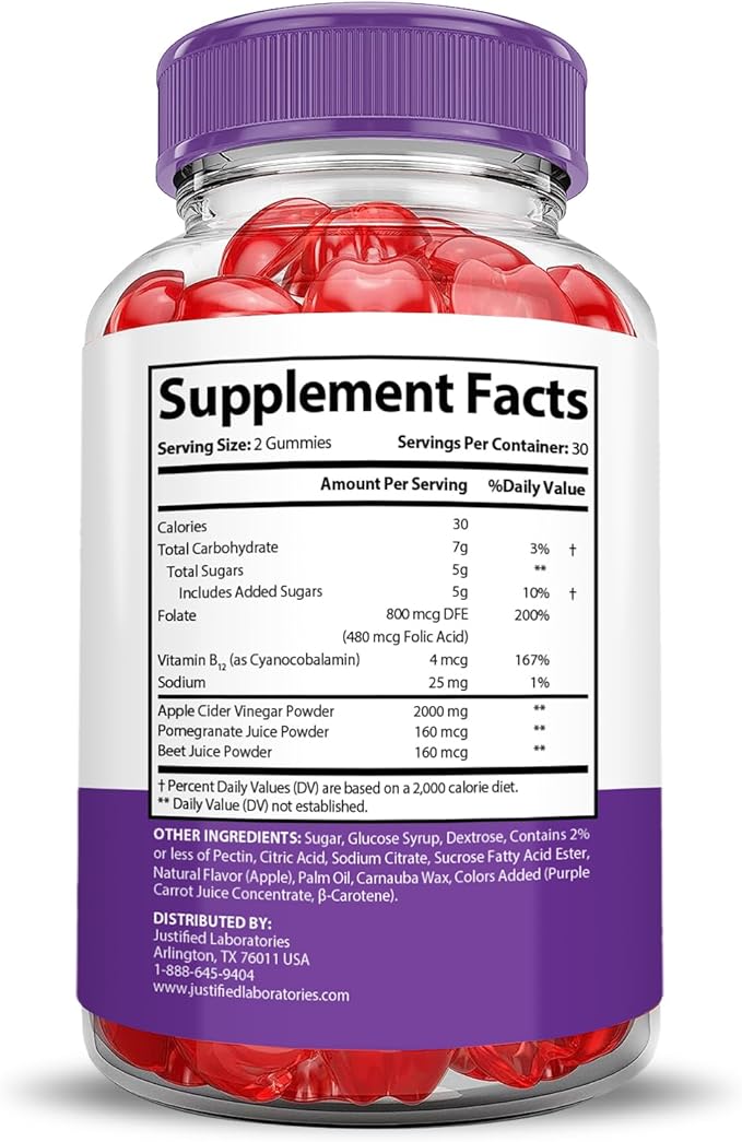 Ultra Quick Keto ACV Gummies Extreme 2000MG Ultraquick Keto Gummies Apple Cider Vinegar Formulated with Pomegranate Beet Juice Powder B12 Vegan Non GMO 60 Gummys