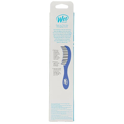 Wet Brush Custom Care Thin Hair Detangling Comb Purple