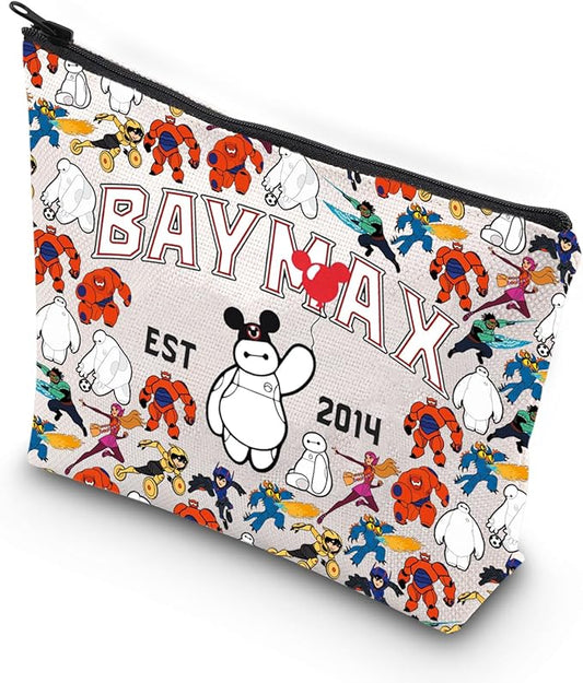VAMSII Animated Film Merchandise Gift B Est 2014 Zipper Pouch Makeup Bag Gift Movie Fans (B-MAX Est 2014)