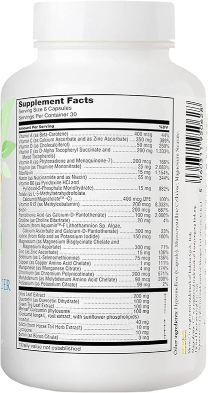 Women's Health Network Better Bones Builder Specially Formulated Multivitamin for Women with Greater Risk for Bone Health Issues - 180 Capsules (1 Bottle)