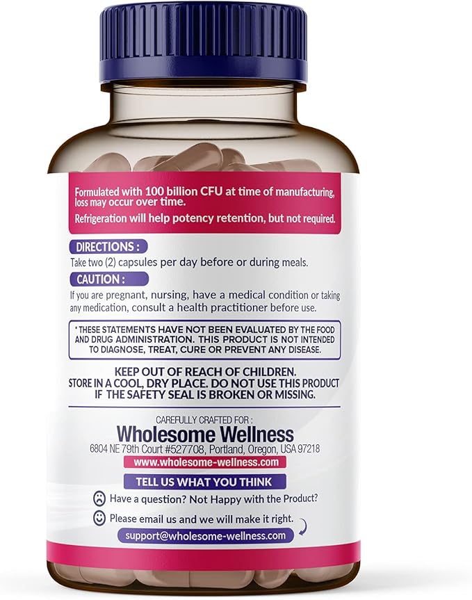 Dr. Formulated Raw Probiotics for Women 100 Billion CFUs with Prebiotics, Digestive Enzymes, Approved Women's Probiotic for Adults, Shelf Stable Probiotic Supplement Capsules