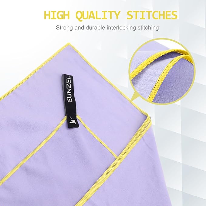 Eunzel Quick Dry Camping Towel 3 Size 1 Pack,Fast