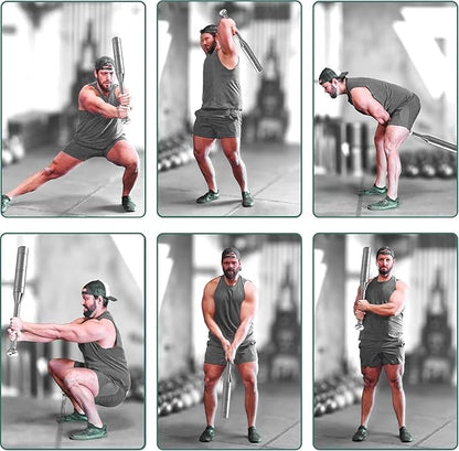 KDLK Adjustable Clubbell 6 option (6.5/9/11/13/15/17.5LBs)Cross Training