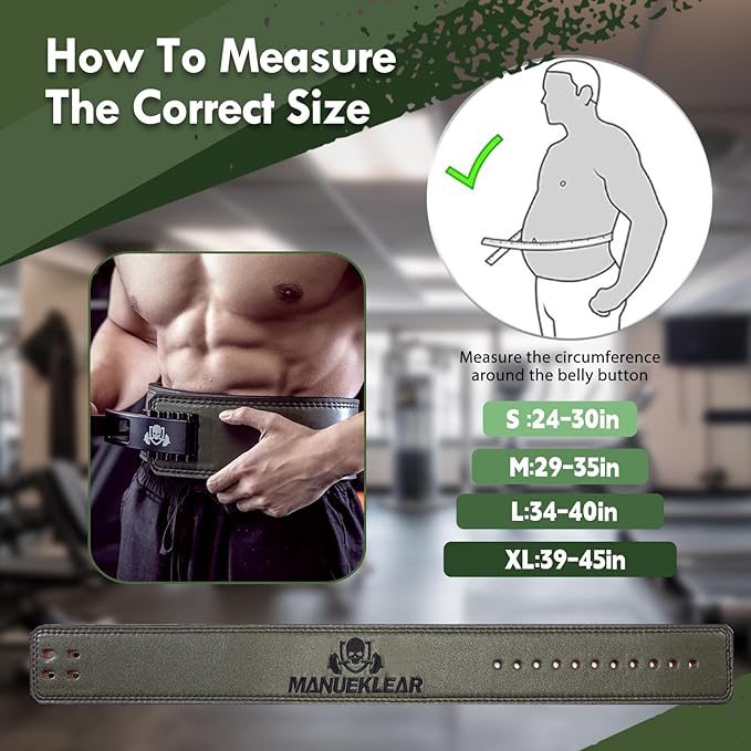 Lever Belt Weightlifting 10mm Back