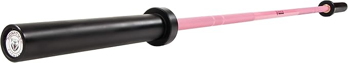 Signature Fitness Olympic Cerakote Barbell – for Home 190K PSI 1,500-Pound Capacity,