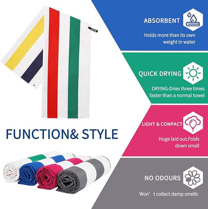 BAGAIL Camping Towel with EVA Case