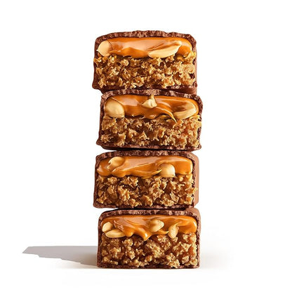 Huel Complete Nutrition Vegan Protein Bars | Peanut Caramel | 13g Protein, 27 Vitamins and Minerals, 2g Sugar, Non-GMO, 100% Plant Based Snack | 12 Pack