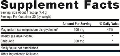 Metagenics Cenitol - Magnesium Supplement for Neuro Health* - with Myo-Inositol, Citric Acid & Magnesium - Supplements for Nervous System & Brain Function* - 7.8 Oz - 30 Servings