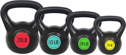Sporzon! Wide Grip Kettlebell Exercise Fitness Weight Set