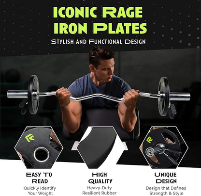 Rubber Coated Plate (5lb 10lb, 25lb, 25lb, 45b) 45b)