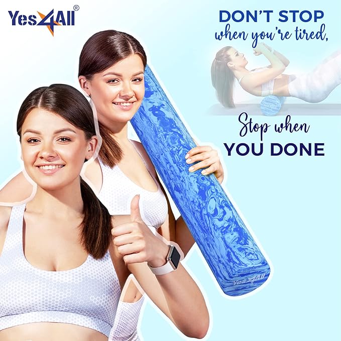 Yes4All Medium-Density EVA Foam Roller for Physical Therapy