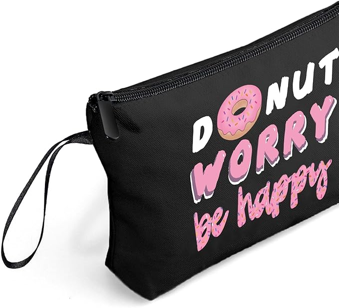 Donut Inspirational Gifts for Women, Snack Makeup Bags, Funny Birthday Present for Friend, Daughter, Sister, Bff, Christmas