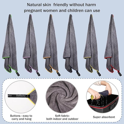 Dofilachy 6 Pack Camping Towel - Camping Towels 24” x 48”