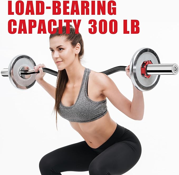 Olympic Barbell Curl Bar EZ Bar Strength Training