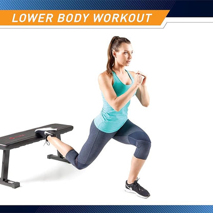 Marcy Flat Utility Weight Bench for Home Gym