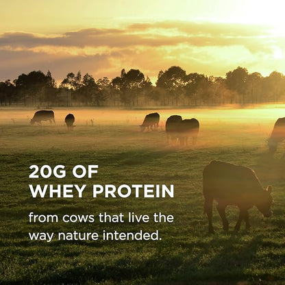 Solgar Grass Fed Whey to Go Protein Powder Unflavored, 11.2 oz - 20g of Grass-Fed Protein from New Zealand Cows - Great Tasting & Mixes Easily - Supports Strength & Recovery - Non-GMO, 13 Servings