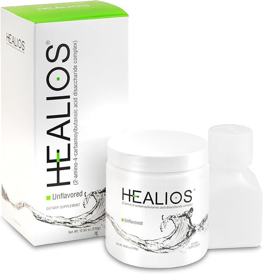 HEALIOS Unflavored Oral Health and Dietary Supplement, Powder Form, Naturally Sourced L-Glutamine Trehalose L-Arginine, 10.93 Ounces
