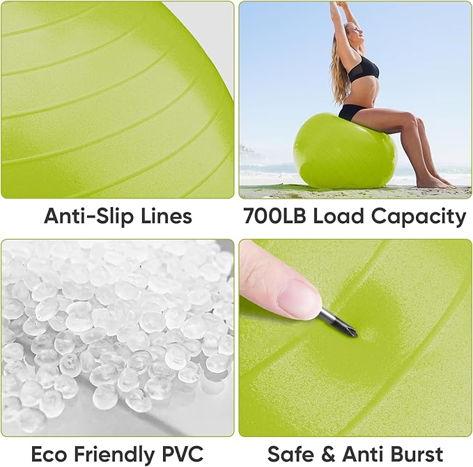 APEXUP Yoga Ball Exercise Ball