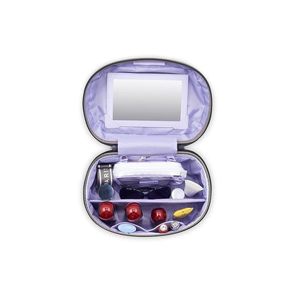 florence by mills Glow Getter Beauty Case, Chestnut