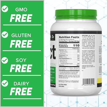PEScience Select Vegan Plant Based Protein Powder, Mint Chocolate, 27 Serving, Premium Pea and Brown Rice Blend