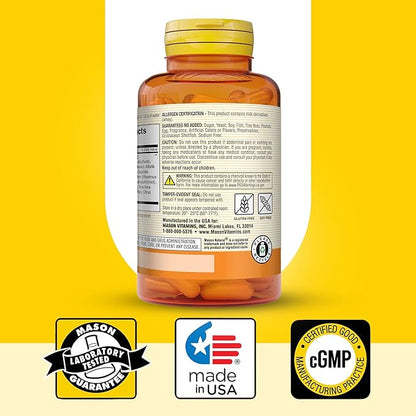 MASON NATURAL Herbal Colon Cleanser, 300 Day Supply, Dietary Supplement Supports Digestive Health with Soluble Fibers, Probiotics & Herbs, 3 Pack