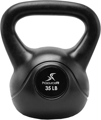 ProsourceFit Vinyl Plastic Kettlebell from 10, 15, 20, 25, 30, and 35 lbs