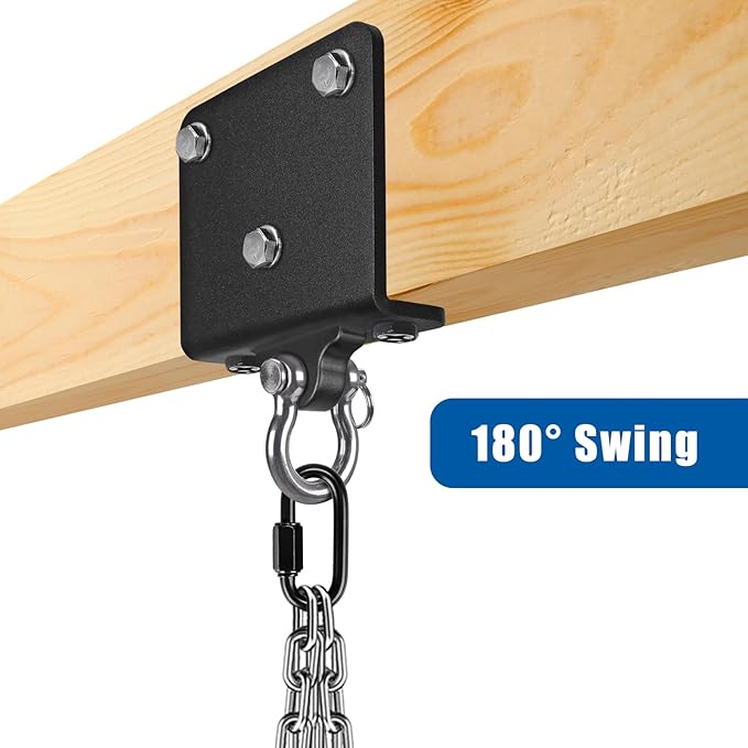 Dolibest Heavy Punching Bag Hanger, I-Beam Mount for Boxing Muay Thai, Wood Beam Hook for Weight Strength Training Systems, Aerial Yoga & Hammock, Resistance Band (1000 LB Capacity)