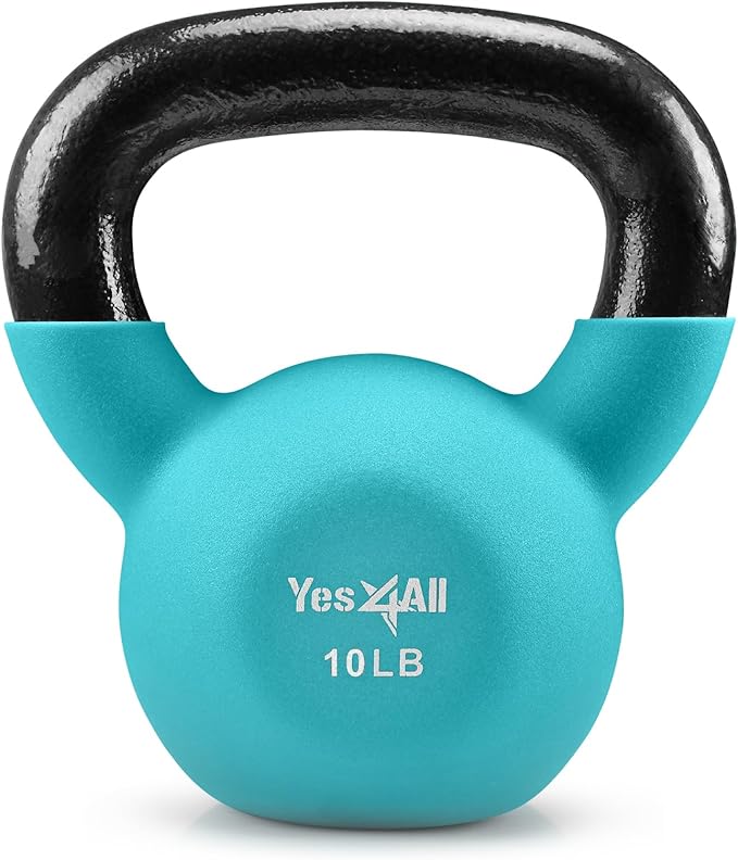 Yes4All Neoprene Coated/Adjustable Kettlebell & Kettlebell Sets -