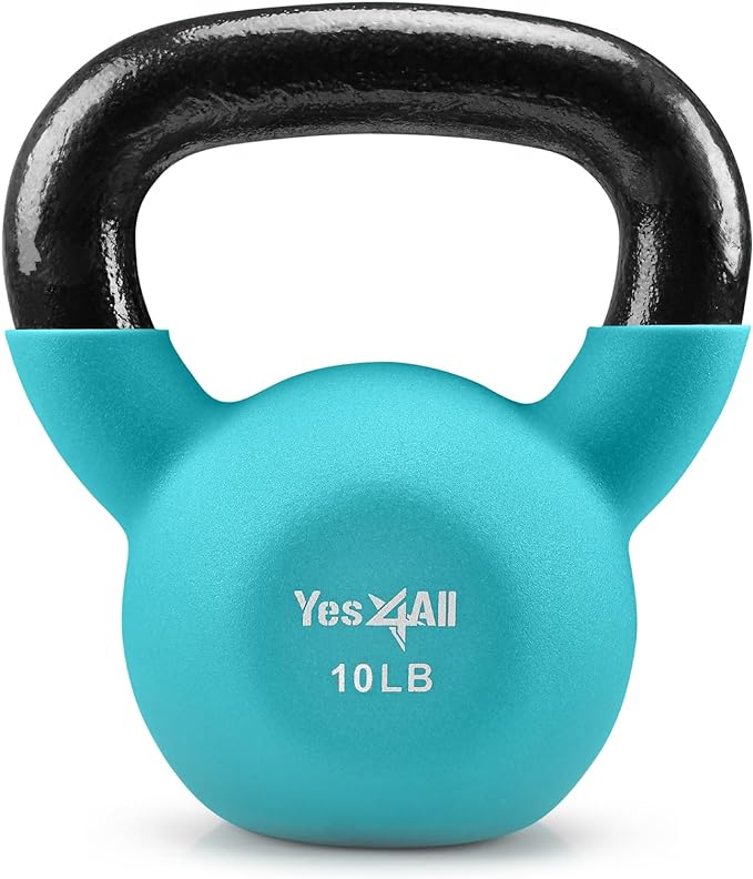 Yes4All Neoprene Coated/Adjustable Kettlebell & Kettlebell Sets -