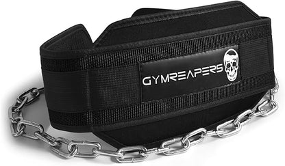 Gymreapers Dip Belt With Chain For Weightlifting