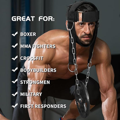 Neck Harness for Weight Lifting: Neck Exerciser Strengthener