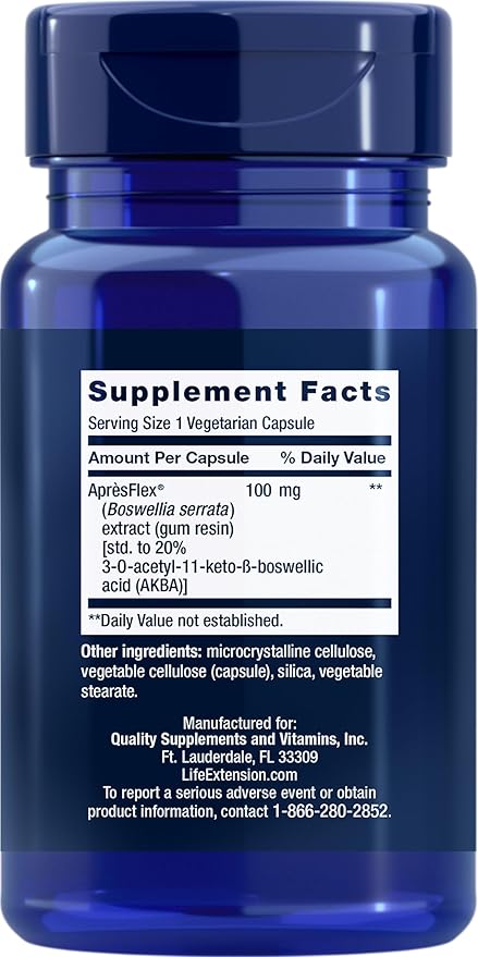 Life Extension - 5-Lox Inhibitor with Apresflex - 100 Mg - 60 Vcaps (Pack of 3)