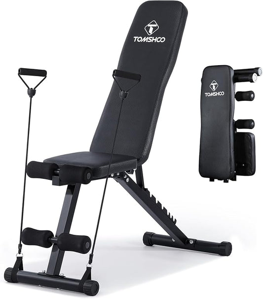 TOMSHOO Weight Bench Press 660 LB 3 Sec