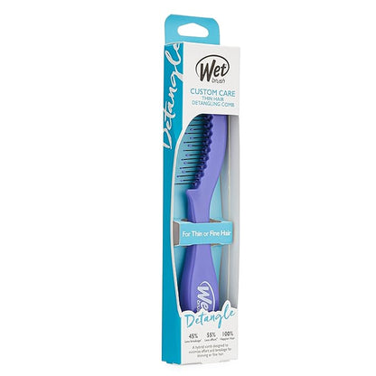 Wet Brush Custom Care Thin Hair Detangling Comb Purple