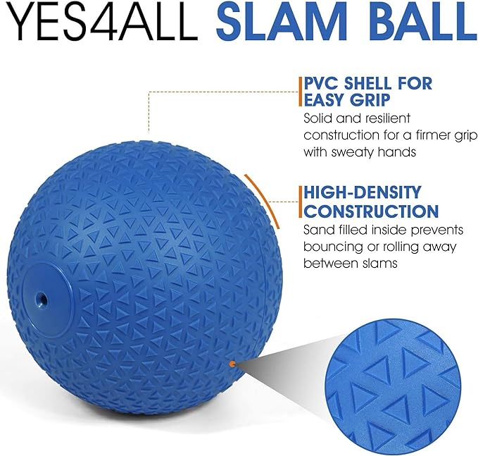 Yes4All Slam Ball 10-40lb Medicine
