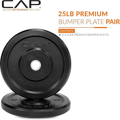 CAP Barbell Rubber Olympic Bumper Plate