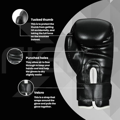 Boxing Gloves MMA Heavy Bag Boxing Gloves for Adults Boxing Practice Gloves Men and Women Lightweight Boxing Gloves for Training & Sparring Gloves Boxing for Kickboxing