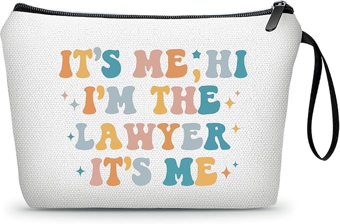 Paralegal Gifts, Lawyer Gifts for Wome, Small Cosmetic Make Up Bag for Lawyer Law Student, Birthday Gifts for Women,Friend,Mom,Sister,Bestie,Coworker,Christmas Gifts