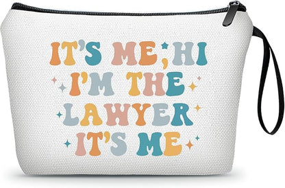 Paralegal Gifts, Lawyer Gifts for Wome, Small Cosmetic Make Up Bag for Lawyer Law Student, Birthday Gifts for Women,Friend,Mom,Sister,Bestie,Coworker,Christmas Gifts