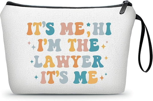 Paralegal Gifts, Lawyer Gifts for Wome, Small Cosmetic Make Up Bag for Lawyer Law Student, Birthday Gifts for Women,Friend,Mom,Sister,Bestie,Coworker,Christmas Gifts